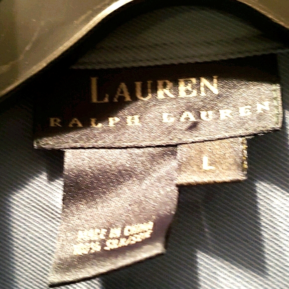 LAUREN RALPH LAUREN 100% SILK BLOUSE SZ L - Picture 2 of 7